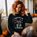 I Identify As a Problem Shirt, Funny Raccoon Shirt, Funny Raccoon Sweatshirt, Trash Panda Tee, Sarcastic Graphic Tee, Funny Animal Shirt, Cozy Fall Sweatshirt, Unisex T-Shirt, Gift for Raccoon Lovers